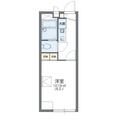 神戸市中央区 北野町２丁目（神戸三宮駅） 2階 １Kの間取り図