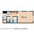 静岡市葵区 駒形通５丁目（静岡駅） 3階 １Kの間取り図