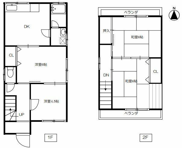 Akashi City, Suzuricho 3-chome (Nishishinmachi Station), 2-story building, 4DK &mdash; photo 1