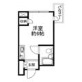 すい～とぴあ本郷 7階 ワンルームの間取り図