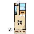 八王子市 堀之内２丁目（京王堀之内駅） 1階 １Kの間取り図