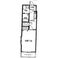 きらら草薙 101 １Kの間取り図