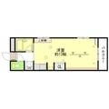 セントラルヒル城南Ⅱ ３０１ ワンルームの間取り図