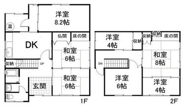アットホーム】氷見市 地蔵町（氷見駅） 2階建 7DK