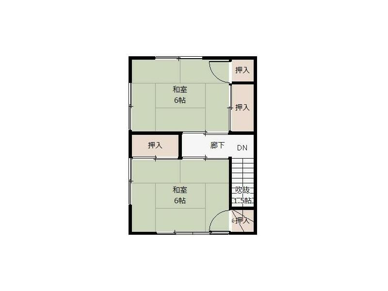 Sasebo City, Shiohishimachi (Mikawauchi Station) 2-story building 6SDK