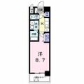 西東京市 富士町３丁目（東伏見駅） 1階 １Kの間取り図