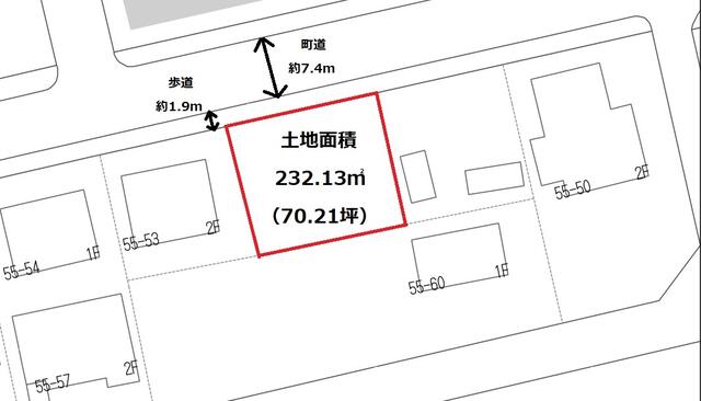 亘理郡亘理町 吉田字中原（亘理駅） 住宅用地