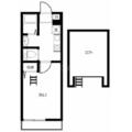 Ａ－ＢＯＸ ２０３ １Kの間取り図