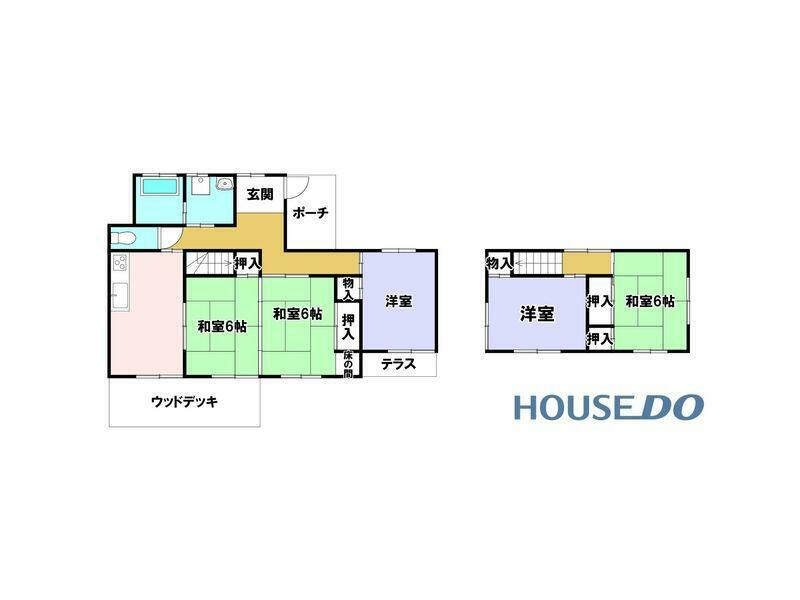 Nakago Town, Shiomioka 9-chome, Kitaibaraki City (Minami Nakago Station) 2-story building 5DK