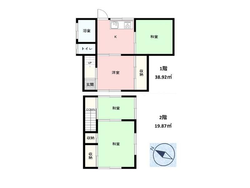 2-chome, Higashinagaya, Konan-ku, Yokohama-shi, Kanagawa (Kaminagaya Sta.) 2F 4K

5,800,000 yen
