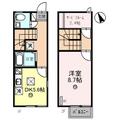 トリパーノ伊藤 １０２ １DKの間取り図