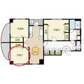 台東区 浅草４丁目（浅草駅） 3階 ワンルームの間取り図