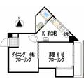 ローリエヤマモト　りのべ　 ４０２ １DKの間取り図