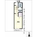 トミハイツ太閤 2階 １Kの間取り図