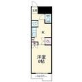竹柏・貝畑ビル 4階 １Kの間取り図