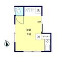 Ｏｗｌ　Ｐｌａｃｅ 10 ワンルームの間取り図