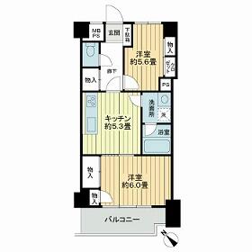 アットホーム ライオンズマンション東川口ａｋａｏ 2階 ２ｋ 提供元 株 大京穴吹不動産 池袋 賃貸営業課 川口市の賃貸マンション