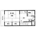 神戸市灘区 灘北通４丁目（摩耶駅） １DKの間取り図