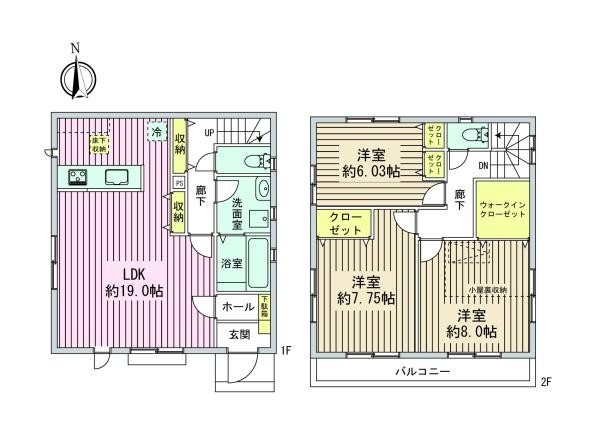 アットホーム】あきる野市 野辺 （東秋留駅 ） 2階建 3LDK