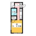 パロ西落合 ２０３ １Kの間取り図