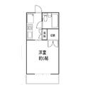 メゾンド・シャテンＢ 2階 １Kの間取り図