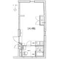 リノ西落合 1階 ワンルームの間取り図