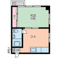 池袋本町共立２ ３０１ １DKの間取り図