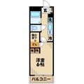 レオパレスさざんか（３６８１４） ３０４ １Kの間取り図