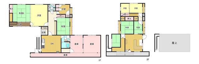 Enami, Naka Ward, Okayama City: 2-story house, 6DK &mdash; photo 1
