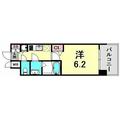 神戸市中央区 橘通４丁目（大倉山駅） 3階 １Kの間取り図