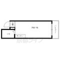 京都市上京区 六軒町通仁和寺街道下る四番町（北野白梅町駅） 5階 １Kの間取り図