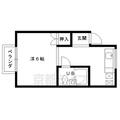 ハイツ山喜 Ａ－４ １Kの間取り図