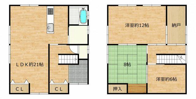 Oda, Echizen Town, Nyu District (Kitafu Station) 2-story 3SLDK
