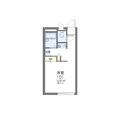 レオパレスＶａｓｔｌａｎｄ １０３ １Kの間取り図