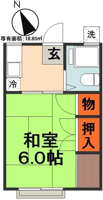 アットホーム ハイツ時計坂 ２０３ １ｋ 提供元 株 タウンハウジング 津田沼店 船橋市の賃貸アパート