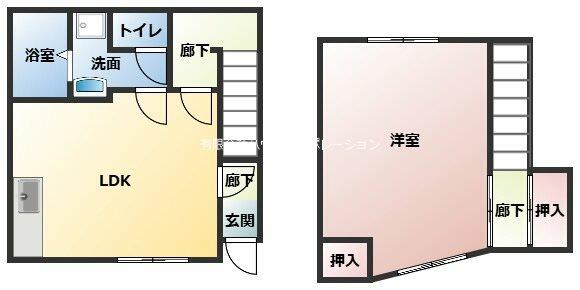 アットホーム】三和園（1－22－1） 1LDK（提供元：(有)ハウス 