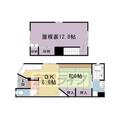 京都市中京区 西ノ京塚本町（円町駅） １SDKの間取り図