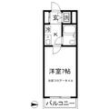 グローリア初穂高田馬場 ３１３ １Kの間取り図
