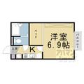 京都市上京区 西裏辻町（丸太町駅） 1階 １Kの間取り図