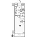 新宿区 西五軒町（神楽坂駅） 1階 １Kの間取り図