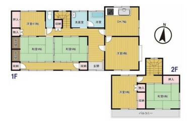 アットホーム】伊勢崎市 境美原（境町駅） 2階建 6DK[1101943414