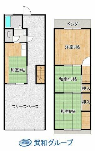 Shimizu 3-chome, Asahi-ku, Osaka City (near Shimizu Station) 2-story building, 4K &mdash; photo 1