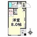 名古屋市瑞穂区 下坂町４丁目（堀田駅） 2階 ワンルームの間取り図