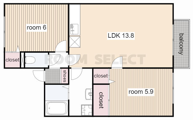 アットホーム プリシェール赤池 ｂ １０２ ２ｌｄｋ 提供元 株 洞口 ルームセレクト藤が丘店 日進市の賃貸アパート