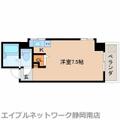 静岡市駿河区 泉町（静岡駅） 2階 ワンルームの間取り図
