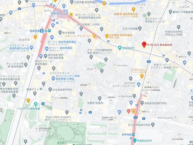 東京都 新宿区 高田馬場２丁目 西早稲田駅 の貸し店舗 賃貸 不動産情報はアットホーム