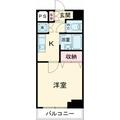 アデッソ新宿若松町 ７０２ １Kの間取り図