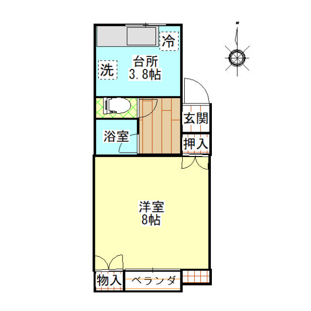 アットホーム シティ サンライズマンション 1階 １ｋ 提供元 ハッピーハウス 同 弘前市の賃貸アパート 6970555483