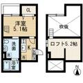 Ｋ’ｓハイツ 1階 １Kの間取り図