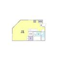 丸山ビル ２０３ ワンルームの間取り図